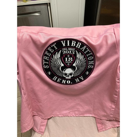 2013 Woman’s Street Vibrations Fall Rally Reno, NV Work Shirt Size XL - Picture 3 of 3